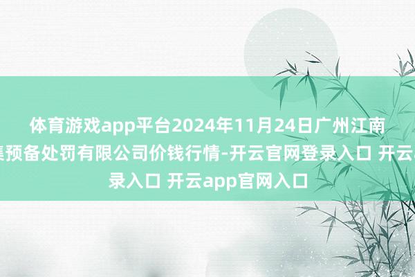体育游戏app平台2024年11月24日广州江南果菜批发市集预备处罚有限公司价钱行情-开云官网登录入口 开云app官网入口